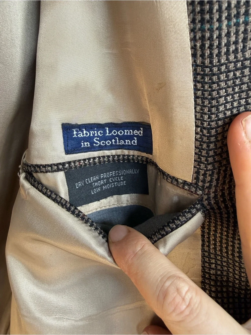 VTG Burberry’s Brown Herringbone Sport Coat